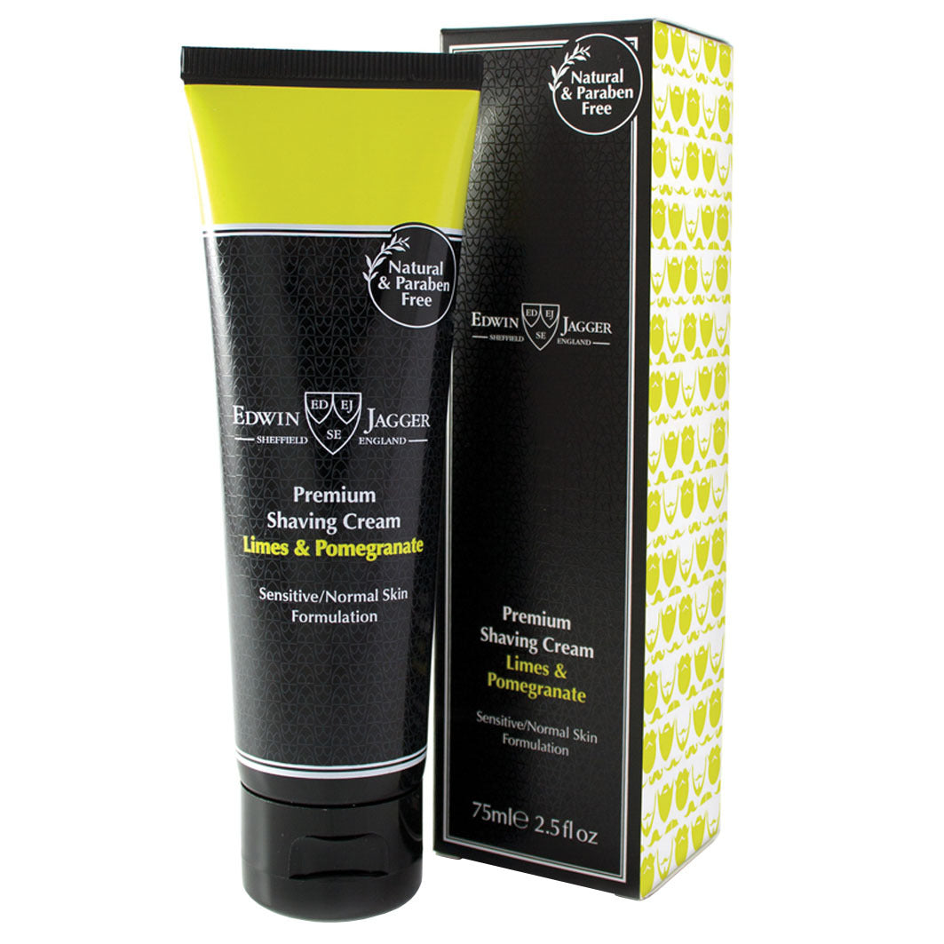 Premium Shaving Cream Tube Limes & Pomegranate