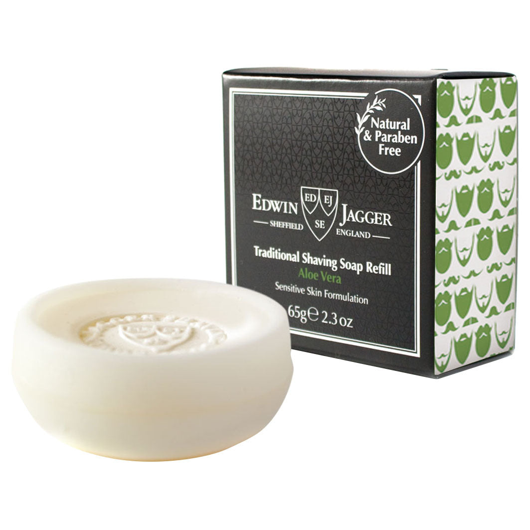 Traditional Shaving Soap Refill Aloe Vera