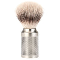 Rocca Rasierpinsel mit Silvertip Fibre®, Griff Edelstahl