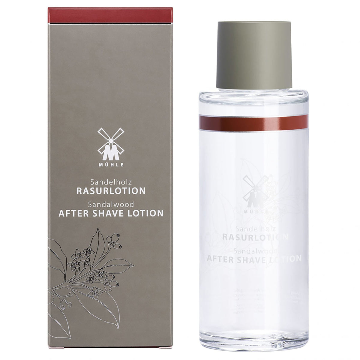 After Shave Lotion mit Sandelholz