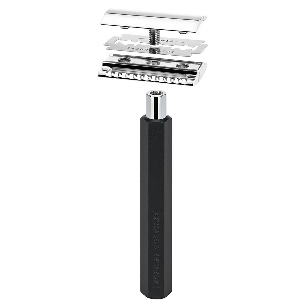 3tlg. Rasier-Set - HEXAGON graphite
