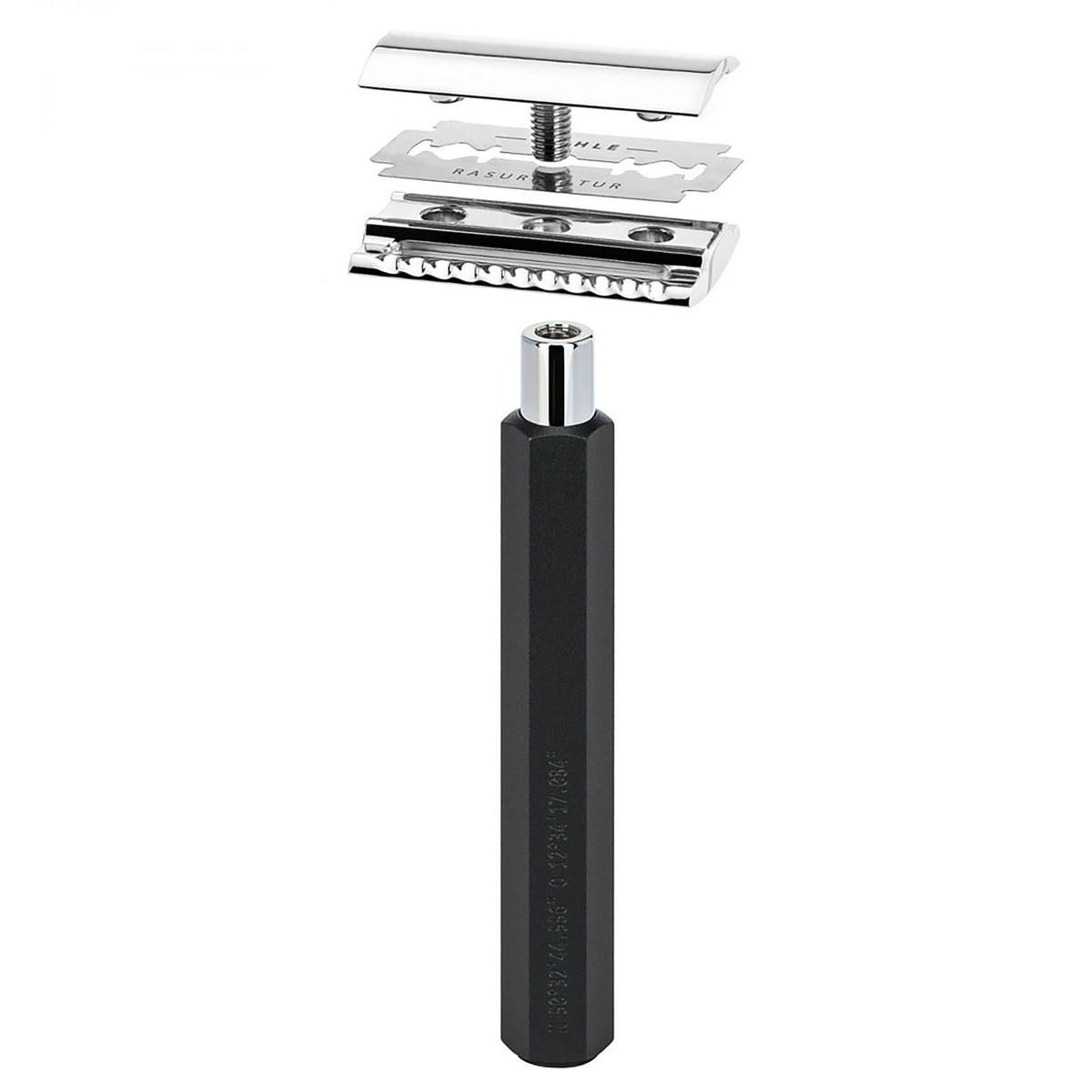 3tlg. Rasier-Set - HEXAGON graphite