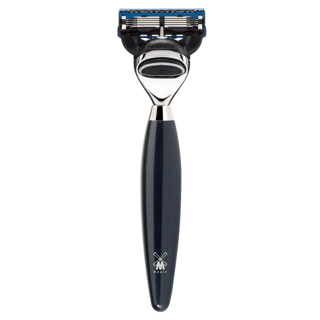 KOSMO 5-Klingen-Rasierer, Gillette® Fusion™, Griffmaterial Edelharz, schwarz