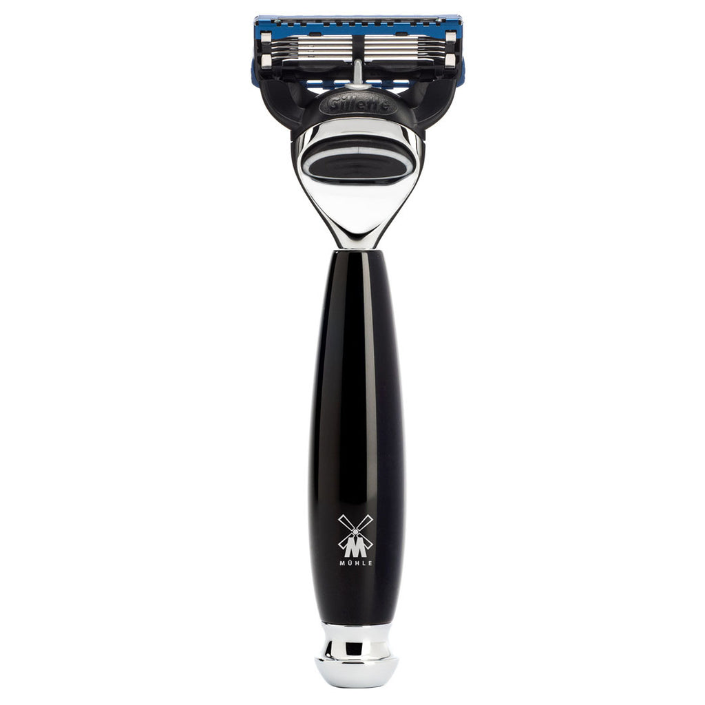 VIVO 5-Klingen-Rasierer, Gillette® Fusion™, Griffmaterial Edelharz, schwarz