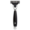 VIVO 3-Klingen-Rasierer, Gillette® Mach3®, Griffmaterial Edelharz, schwarz