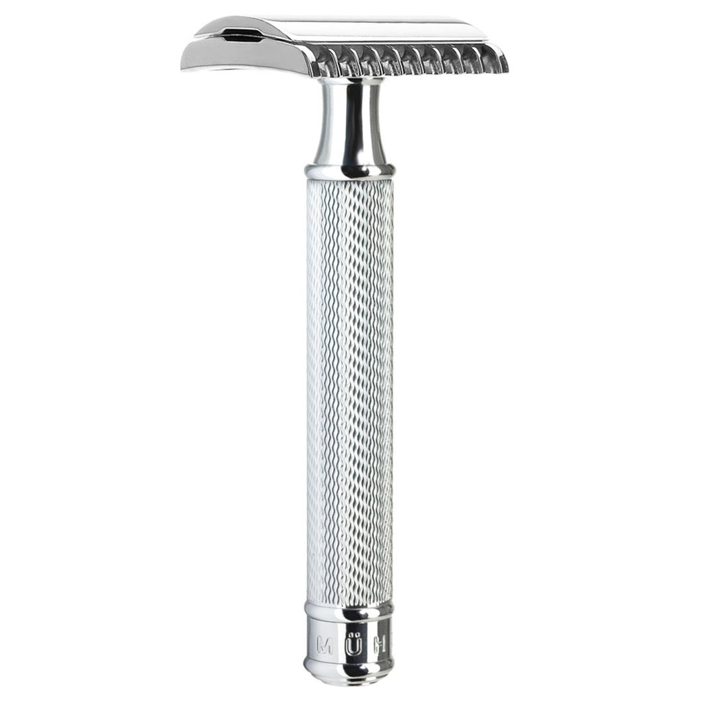 Klassischer Rasierhobel - TRADITIONAL silber