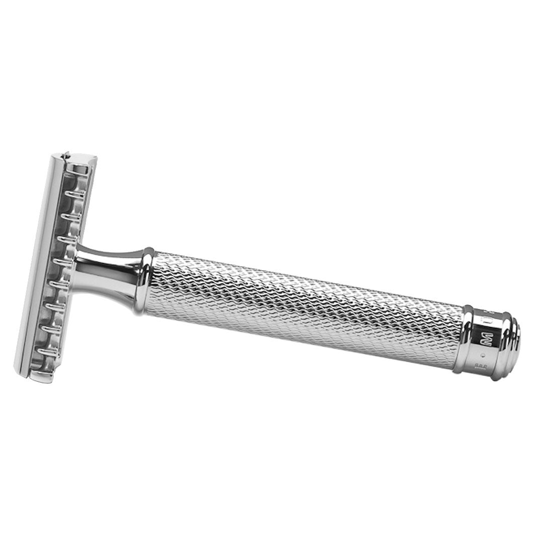 Klassischer Rasierhobel - TRADITIONAL silber