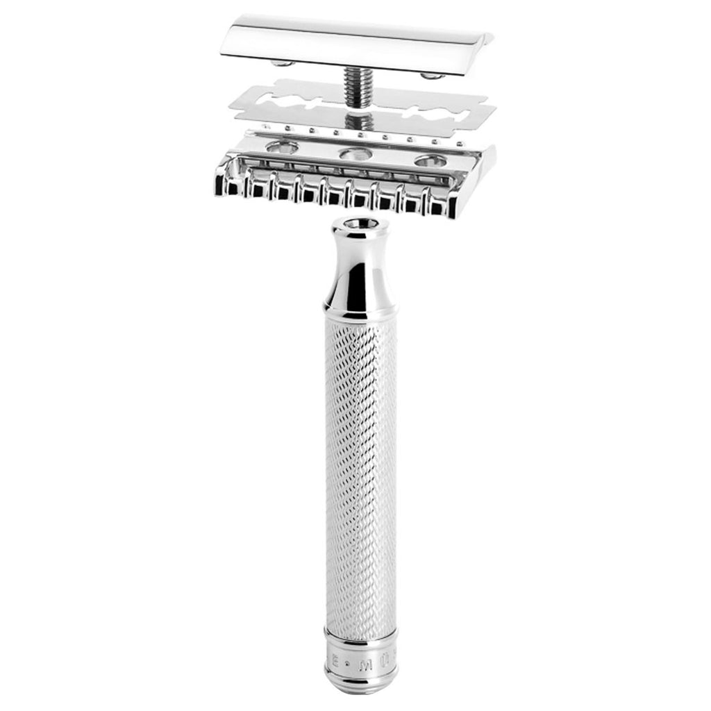 Klassischer Rasierhobel - TRADITIONAL silber
