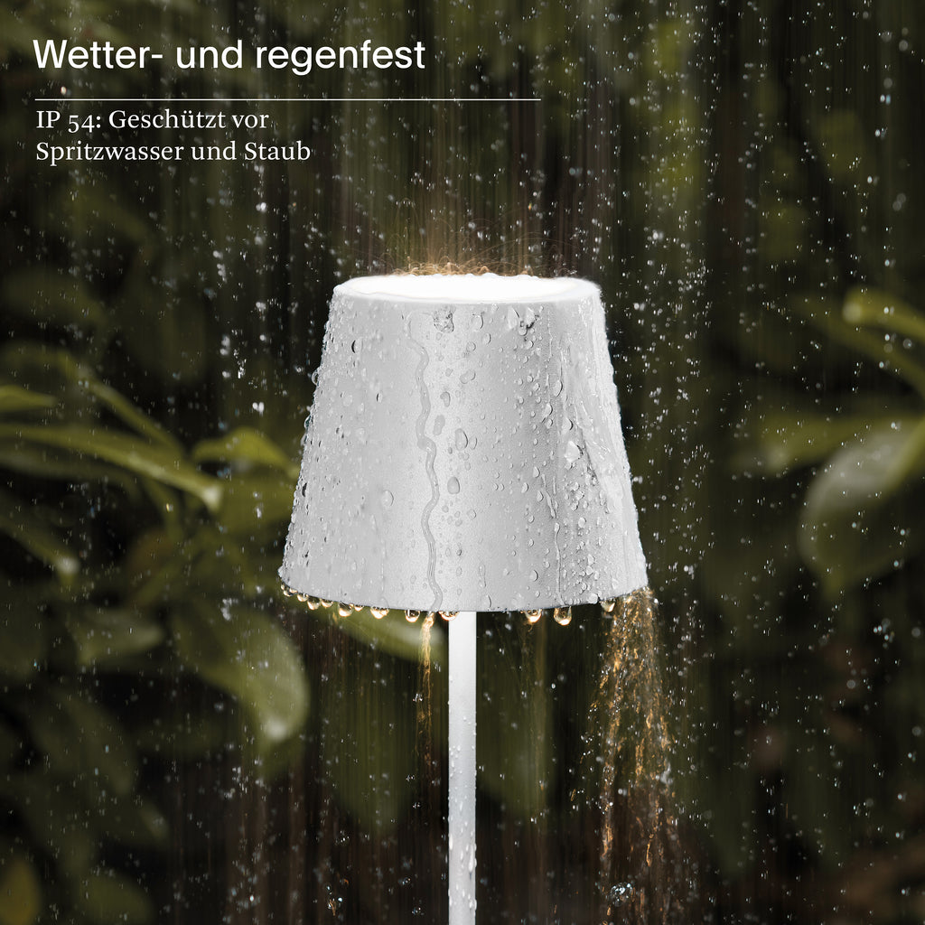 Tischleuchte NUINDIE Schneeweiß Weiß