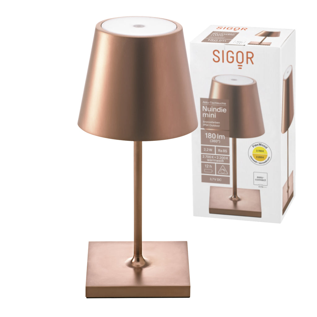 Tischleuchte NUINDIE Mini Bronzefarben bronze