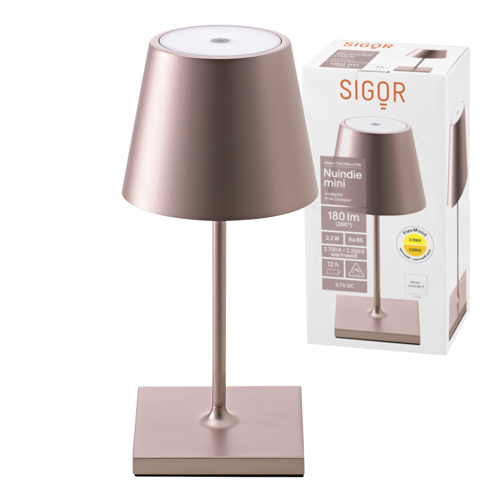 Tischleuchte NUINDIE Mini Rosegold Rosegold