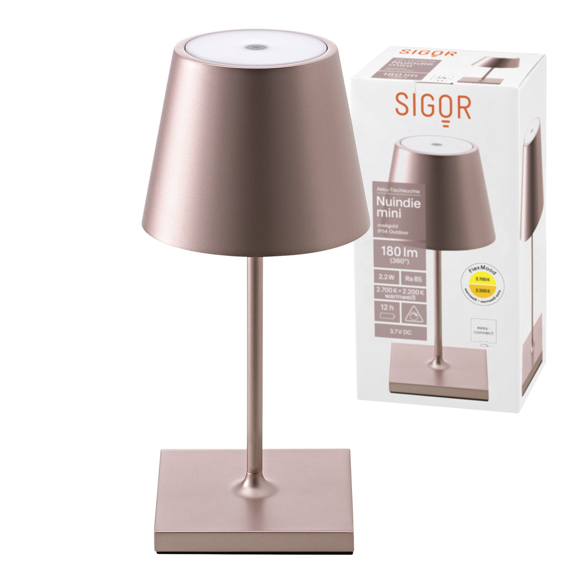 Tischleuchte NUINDIE Mini Rosegold Rosegold