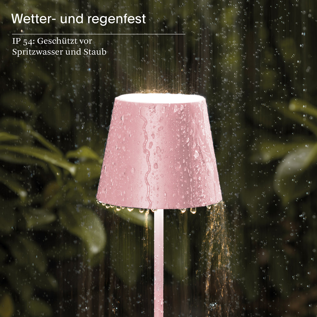 Tischleuchte NUINDIE Zartrosa Rosa