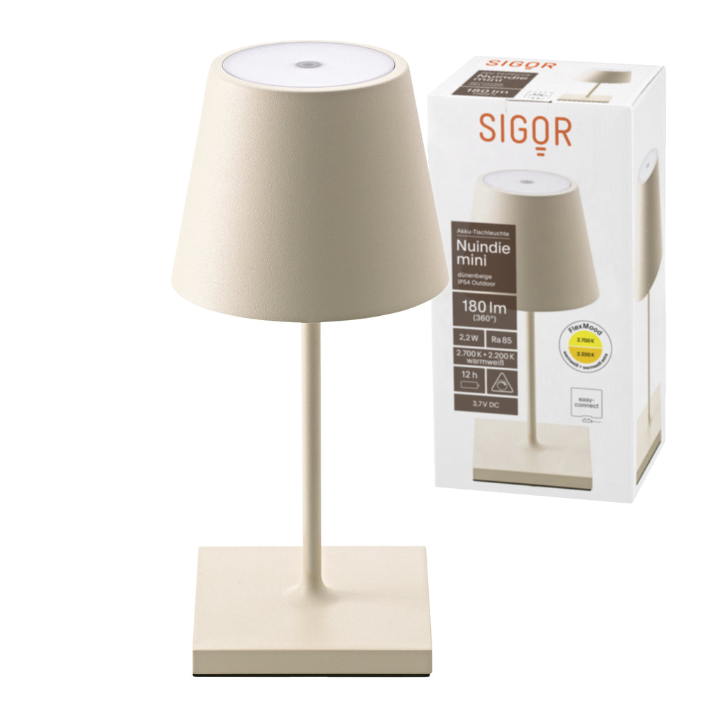 Tischleuchte NUINDIE Mini Dünenbeige Dünenbeige