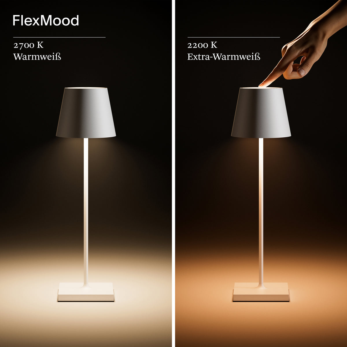 Tischleuchte NUINDIE Silberfarben Silber