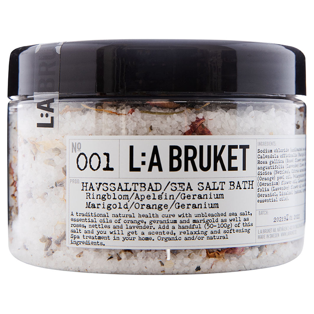 No. 001 Sea Salt Bath Marigold/Orange/Geranium