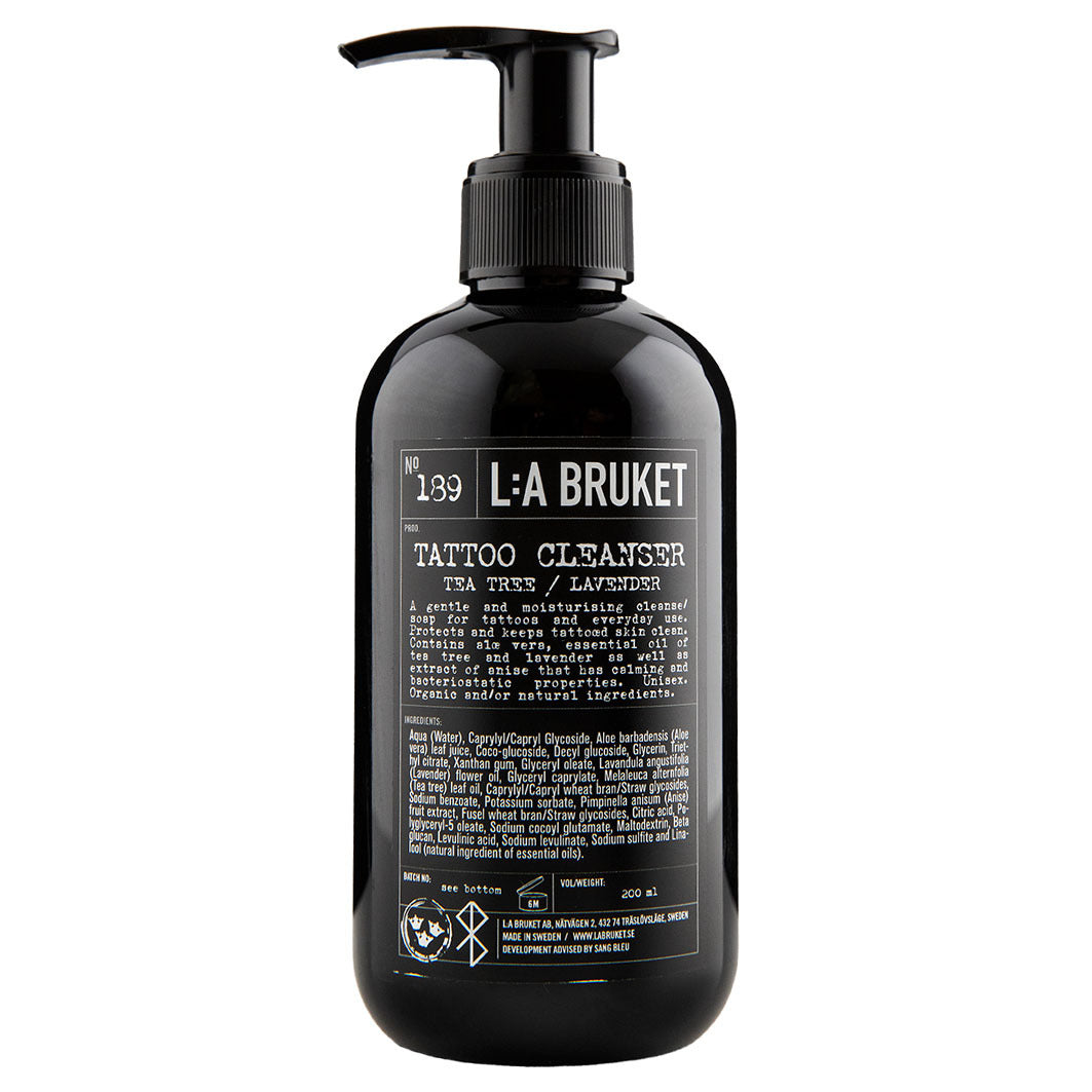 No. 189 Tattoo Cleanser Lime/Teatree/Mint 200 ml