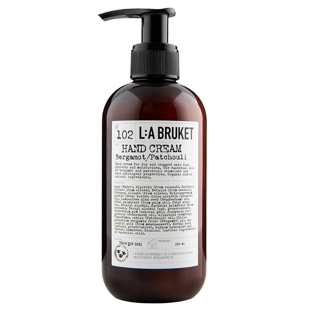 102 Hand Cream Bergamot/Patchouli na