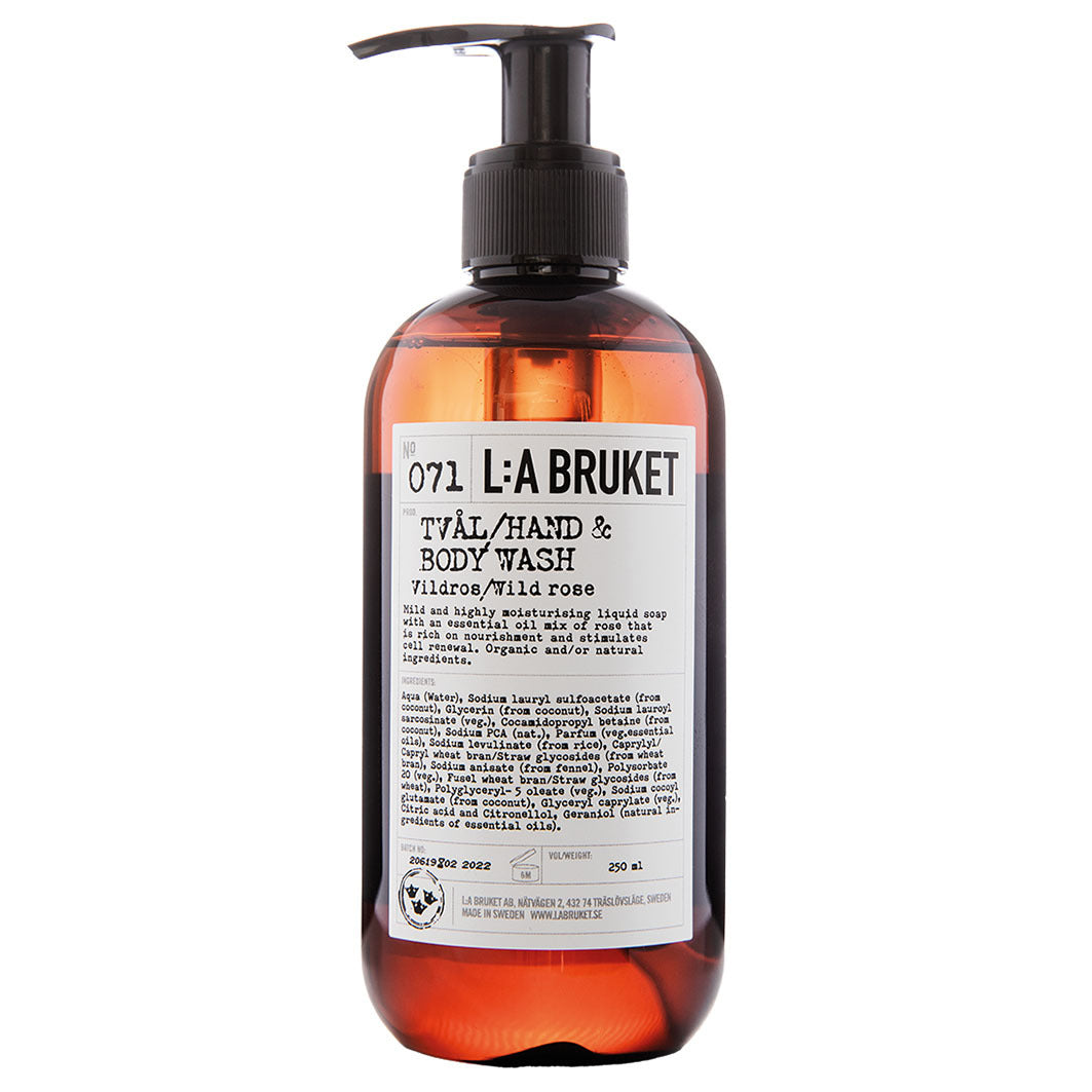 071 Hand & Body Wash Wild Rose na