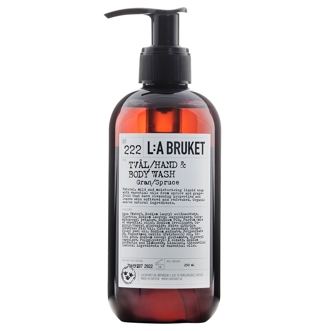 222 Hand & Body Wash Spruce na