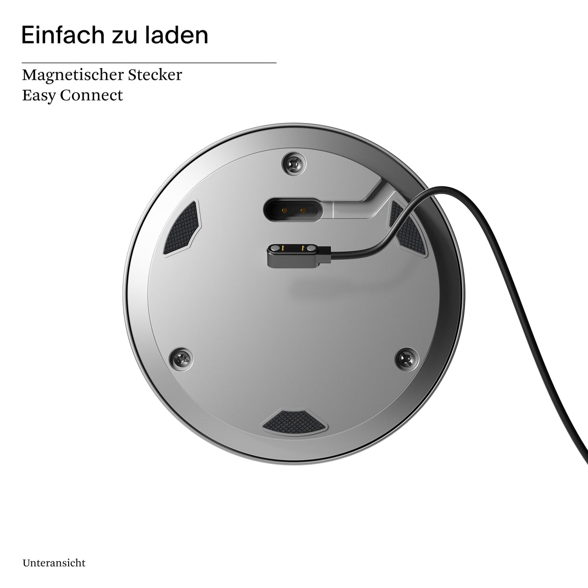 SIGOR Akku-Glasleuchte NUMOTION silberfarben silberfarben