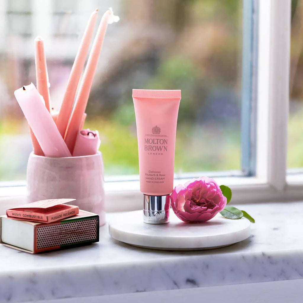 Delicious Rhubarb & Rose Hand Cream 40ml