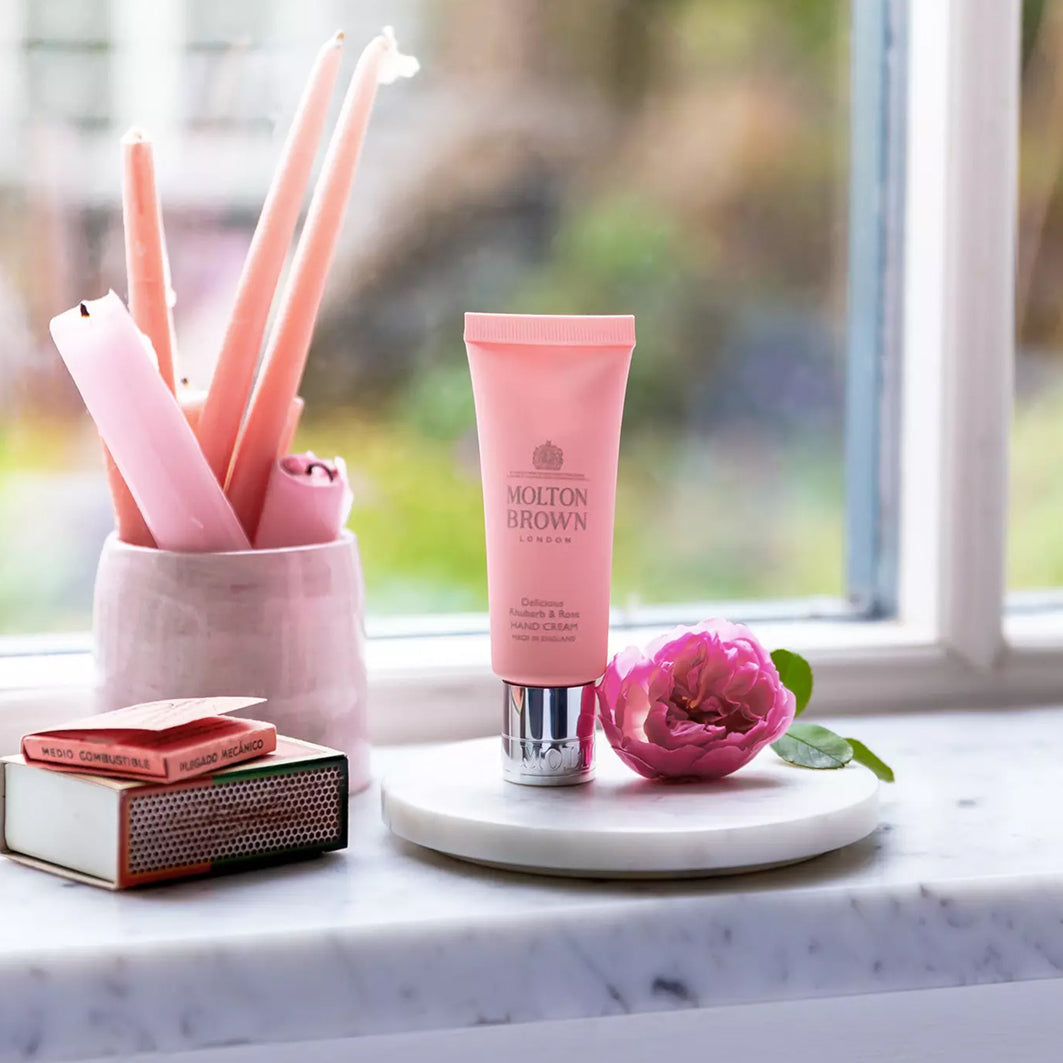 Delicious Rhubarb & Rose Hand Cream 40ml