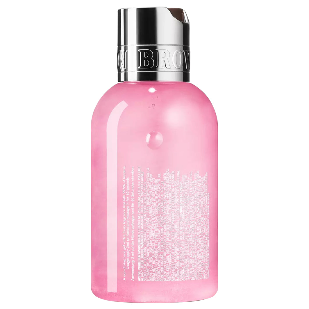Delicious Rhubarb & Rose Hand Sanitiser Gel 100ml