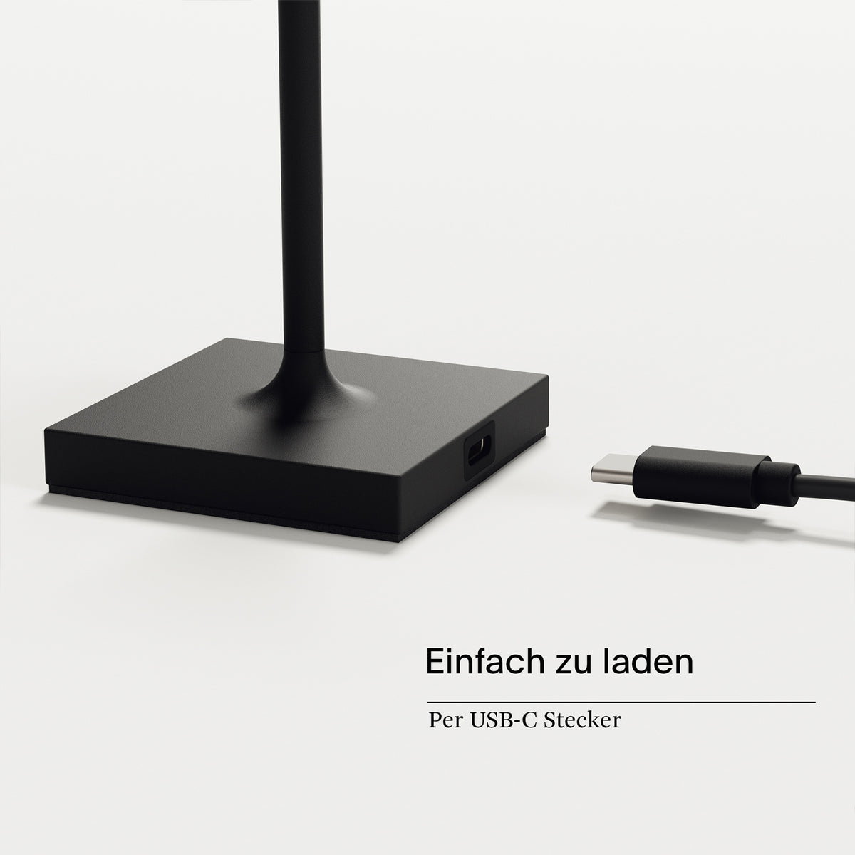 SIGOR NUINDIE Pocket Akku-Tischleuchte Nachtschwarz Nachtschwarz