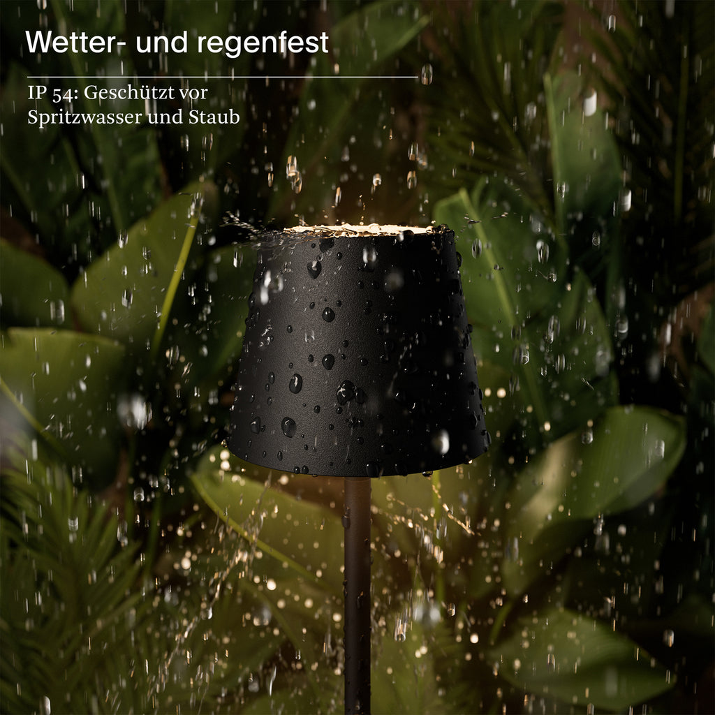SIGOR NUINDIE Pocket Akku-Tischleuchte Nachtschwarz Nachtschwarz