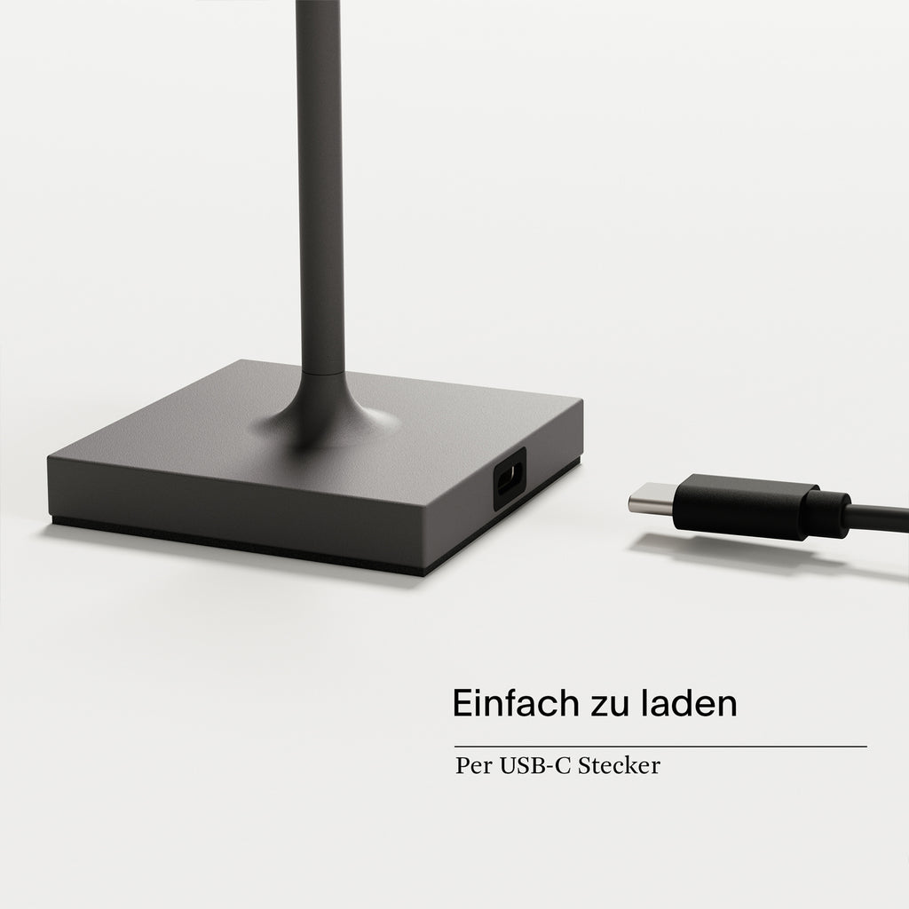 SIGOR NUINDIE Pocket Akku-Tischleuchte Graphitgrau Graphitgrau