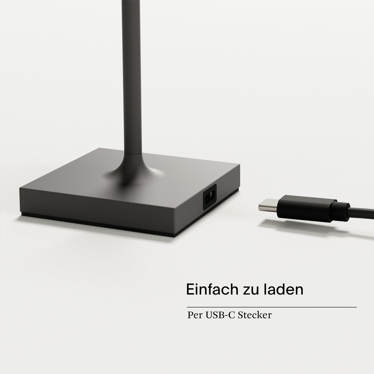 SIGOR NUINDIE Pocket Akku-Tischleuchte Graphitgrau Graphitgrau