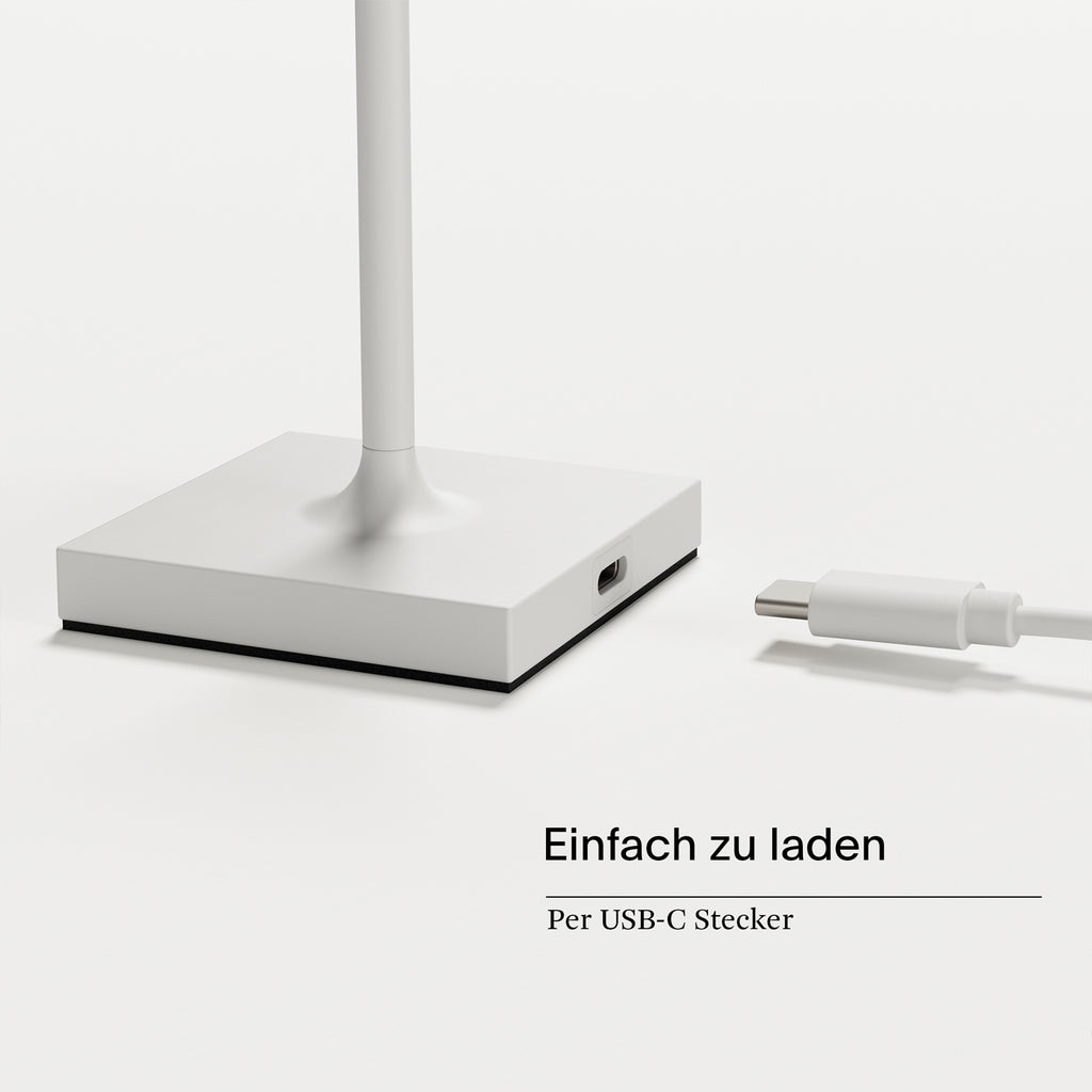 SIGOR NUINDIE Pocket Akku-Tischleuchte Schneeweiß Schneeweiß