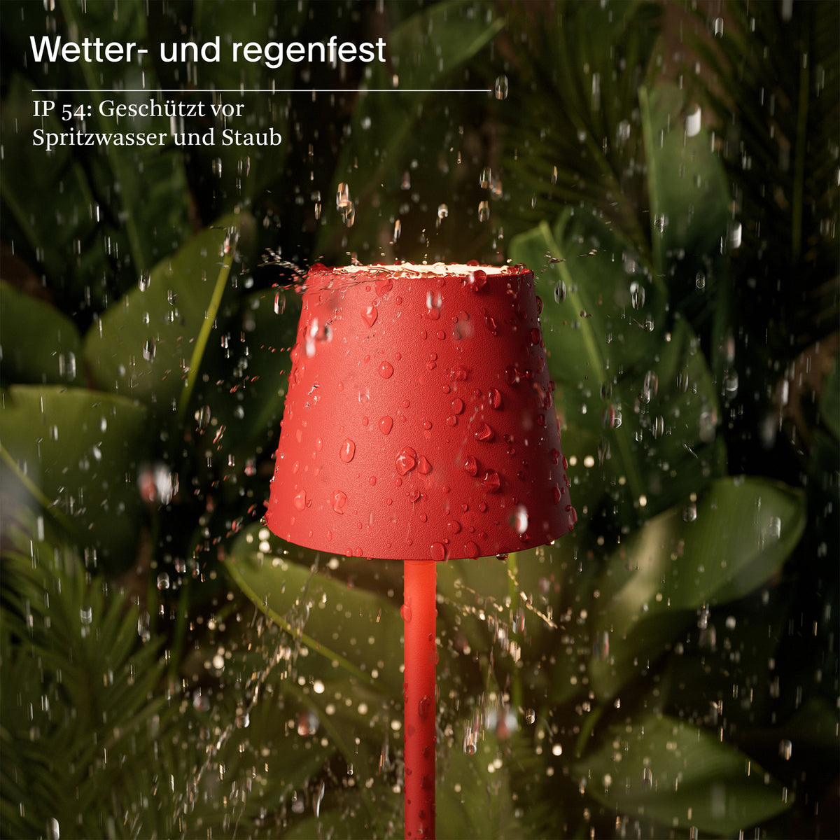 SIGOR NUINDIE Pocket Akku-Tischleuchte Feuerrot Feuerrot