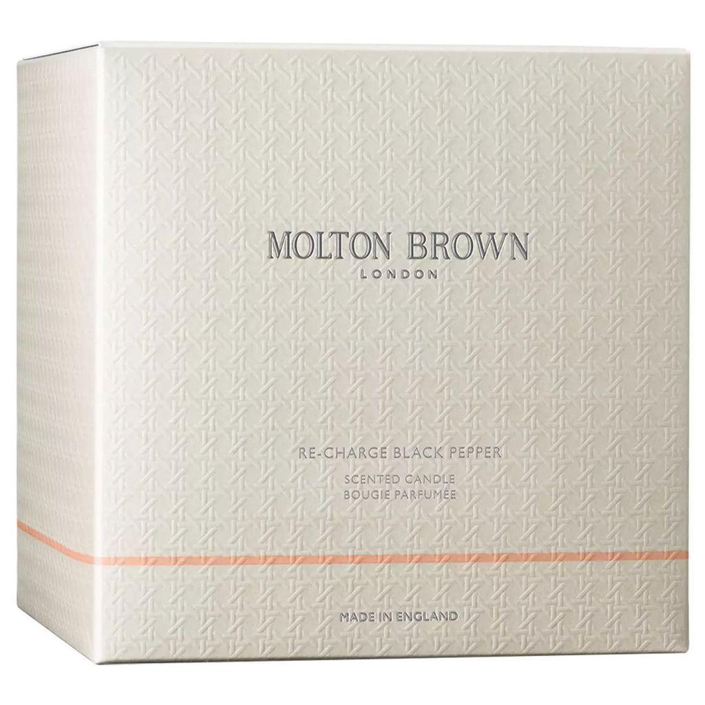 Re-Charge Black Pepper Luxury Scented Candle (Triple Wick) dunkelbraun