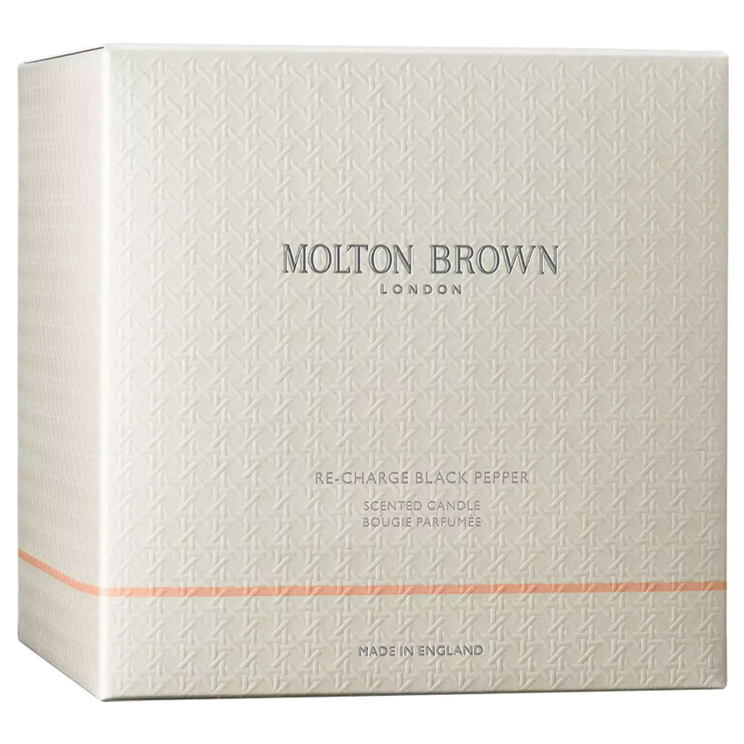 Re-Charge Black Pepper Luxury Scented Candle (Triple Wick) dunkelbraun
