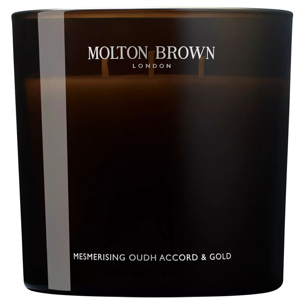 Mesmerising Oudh Accord & Gold Luxury Scented Candle (Triple Wick) dunkelbraun