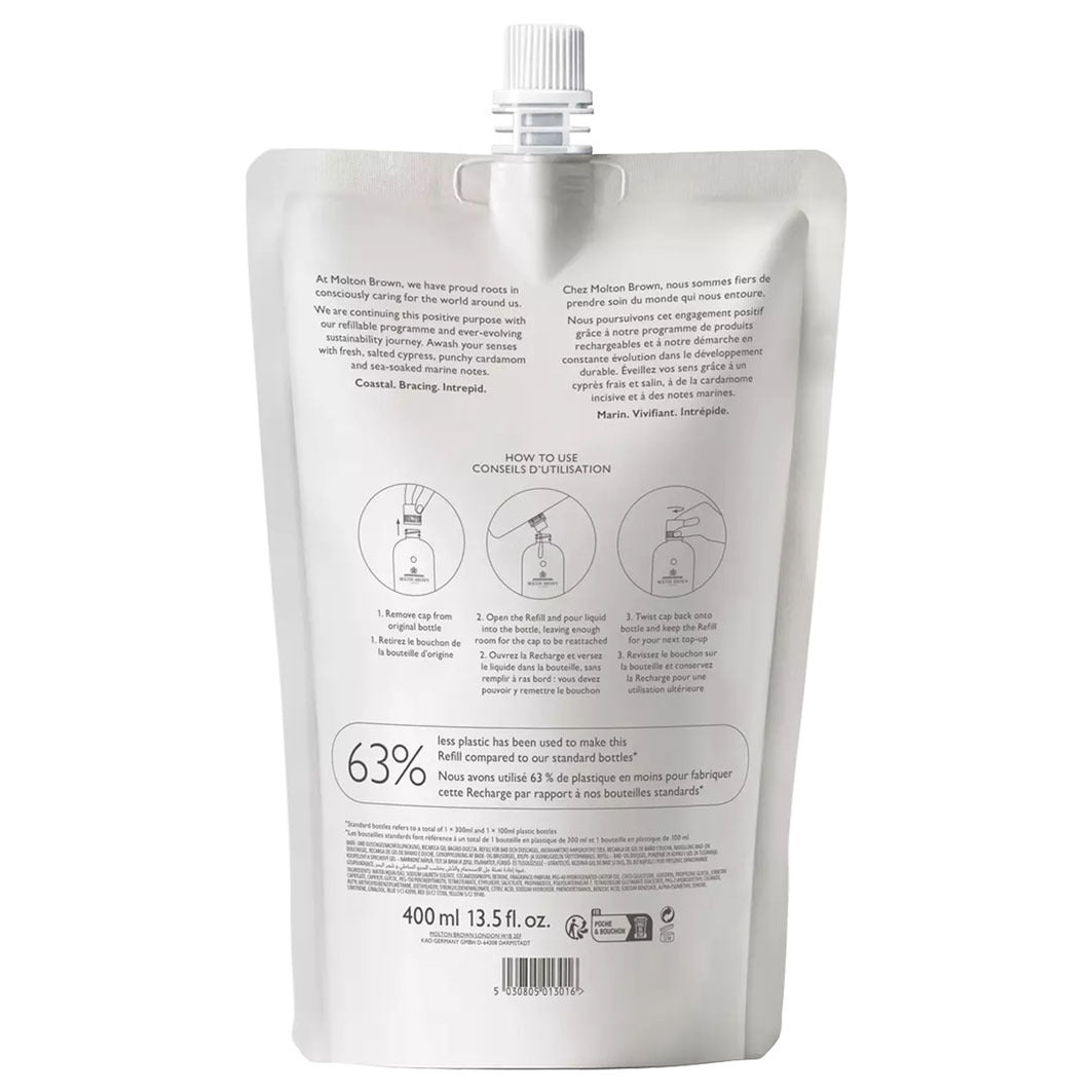 Coastal Cypress and Sea Fennel Bath & Shower Gel Refill deckweiß