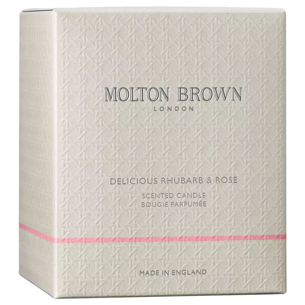 Delicious Rhubarb & Rose Signature Scented Candle (Single Wick) dunkelbraun