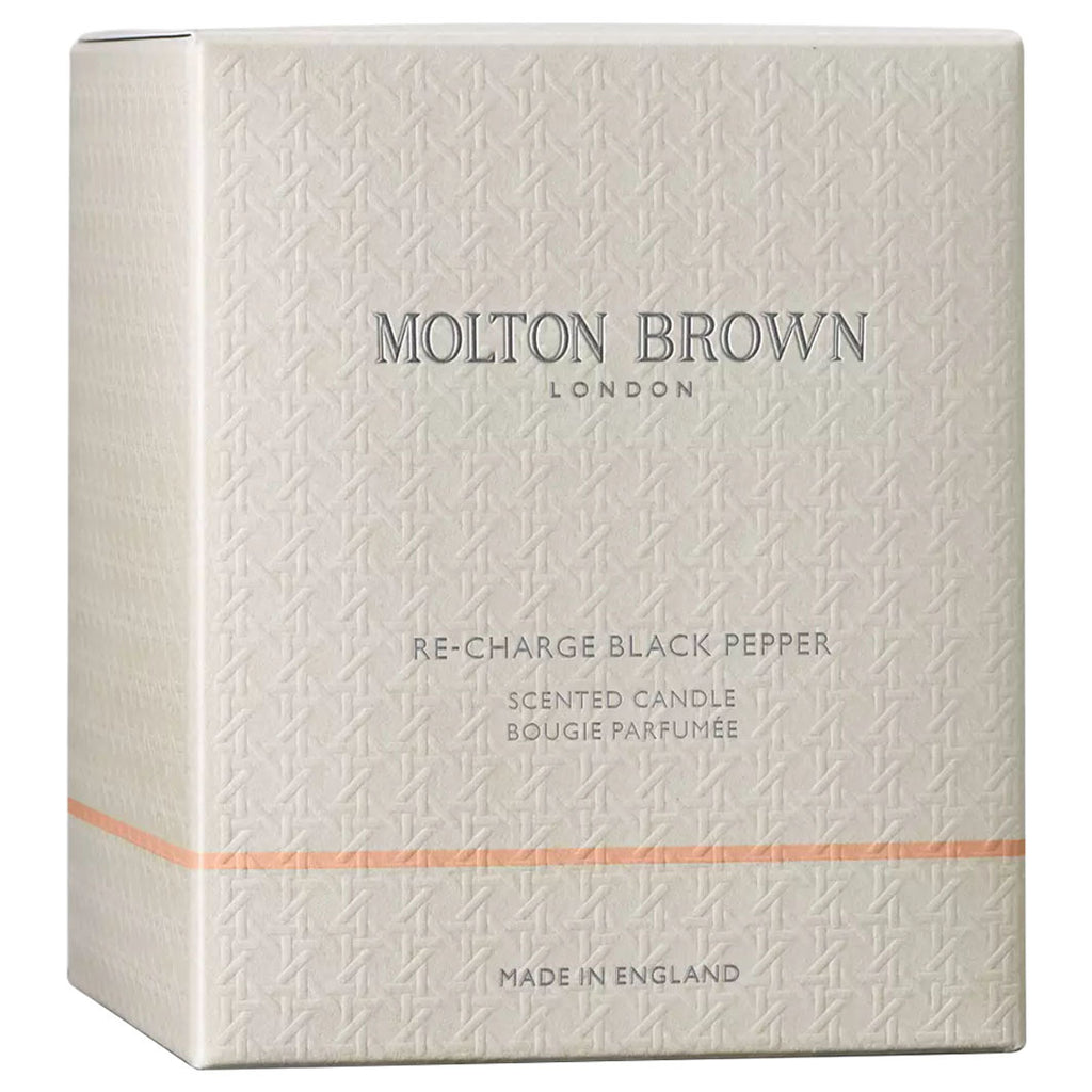 Re-Charge Black Pepper Signature Scented Candle (Single Wick) dunkelbraun