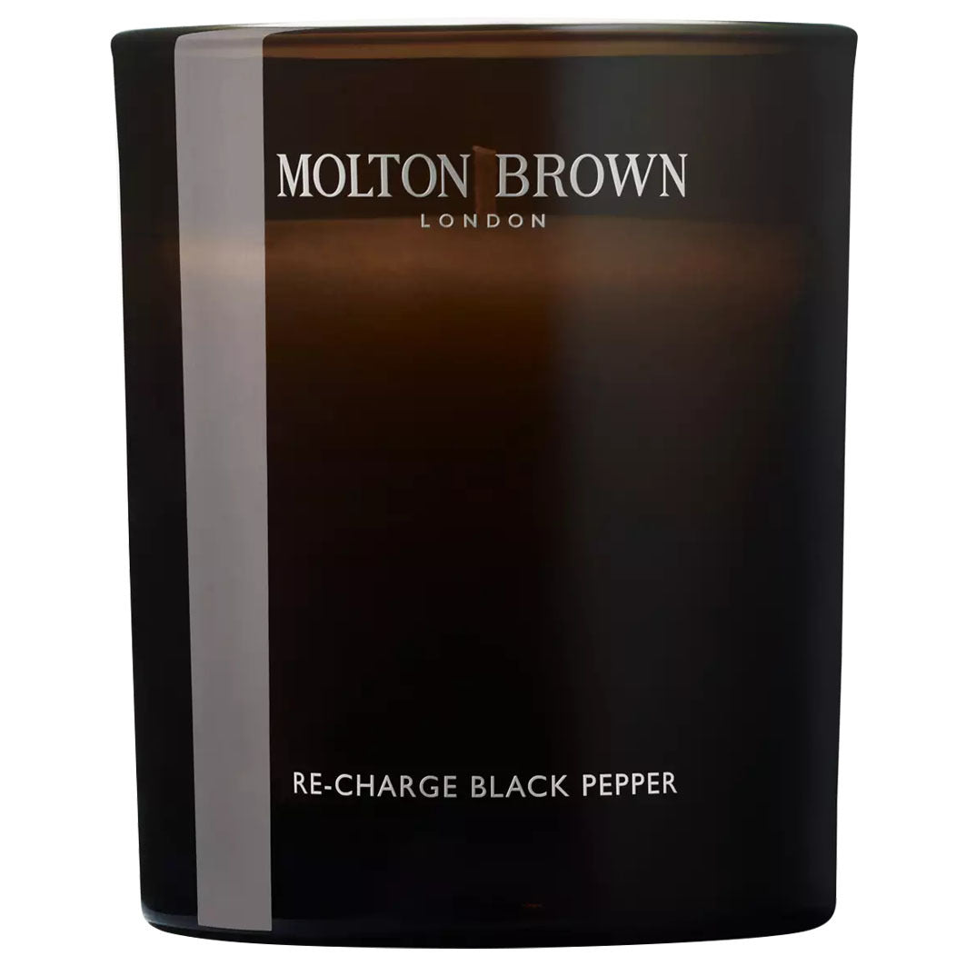 Re-Charge Black Pepper Signature Scented Candle (Single Wick) dunkelbraun