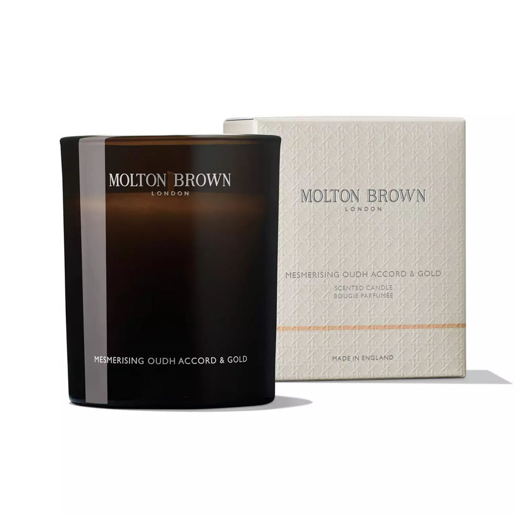 Mesmerising Oudh Accord & Gold Signature Scented Candle (Single Wick) dunkelbraun