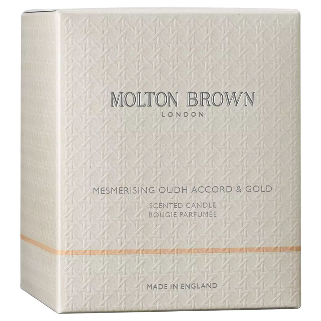 Mesmerising Oudh Accord & Gold Signature Scented Candle (Single Wick) dunkelbraun