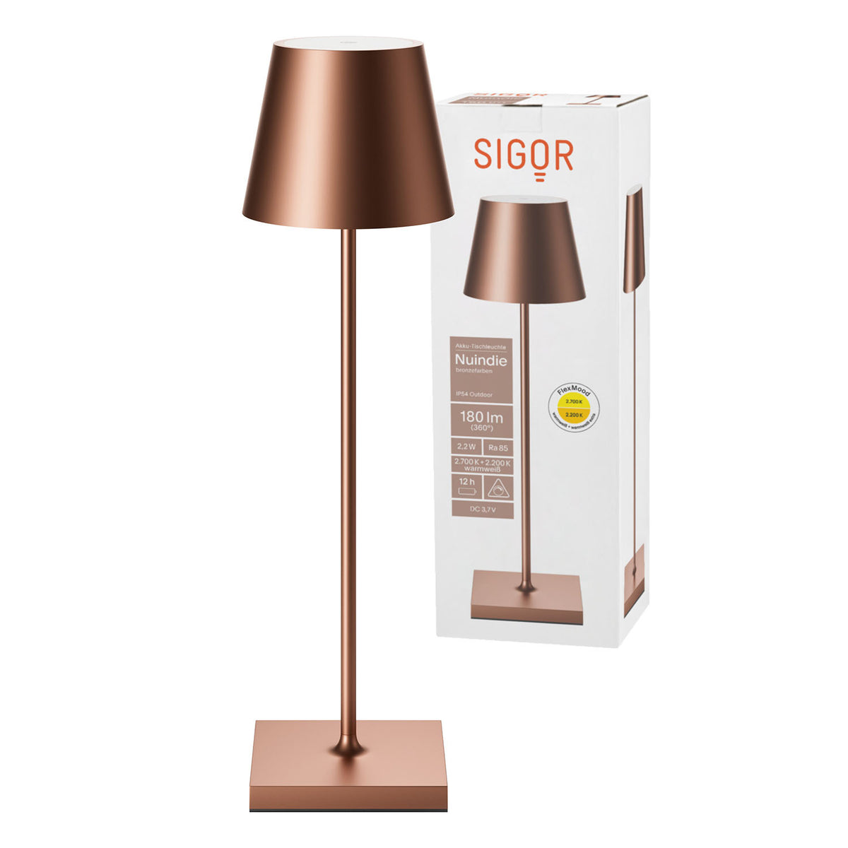 NUINDIE bronzefarben