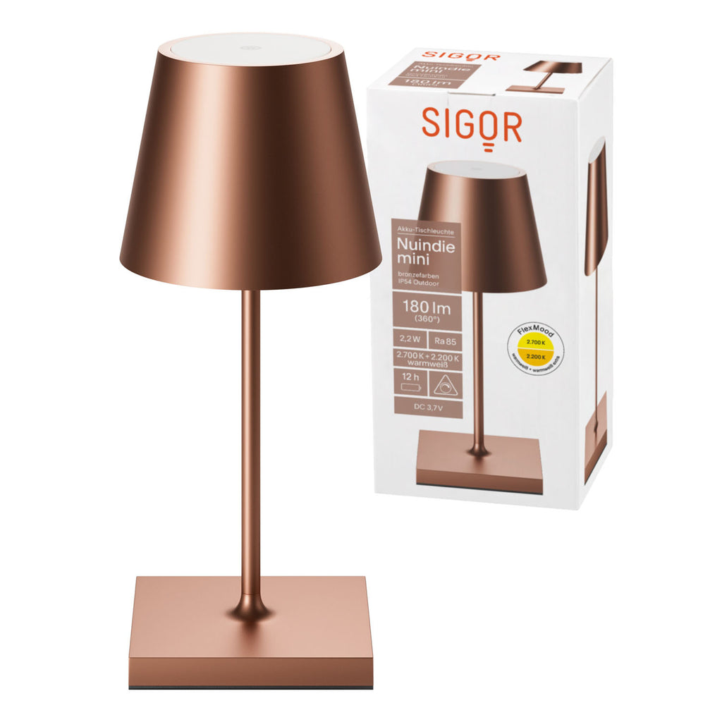 NUINDIE mini bronzefarben