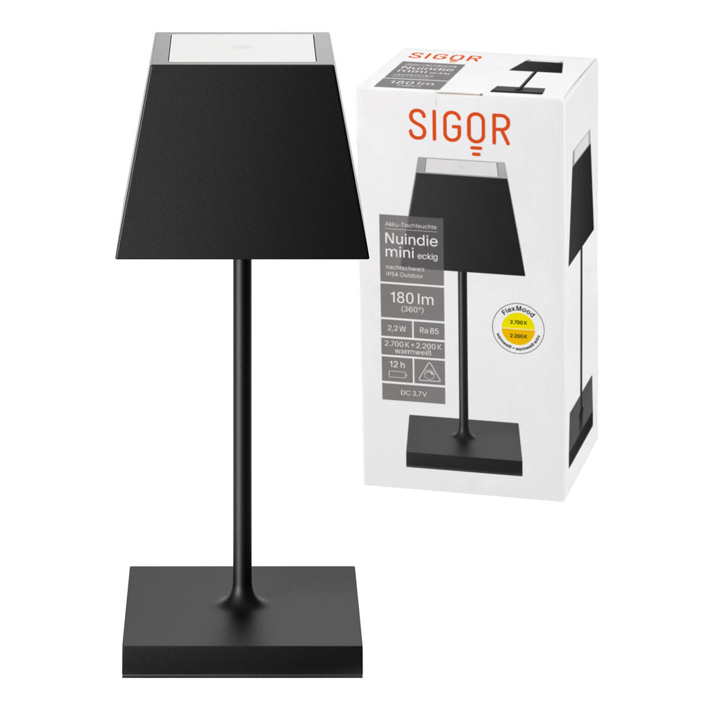 NUINDIE mini eckig nachtschwarz
