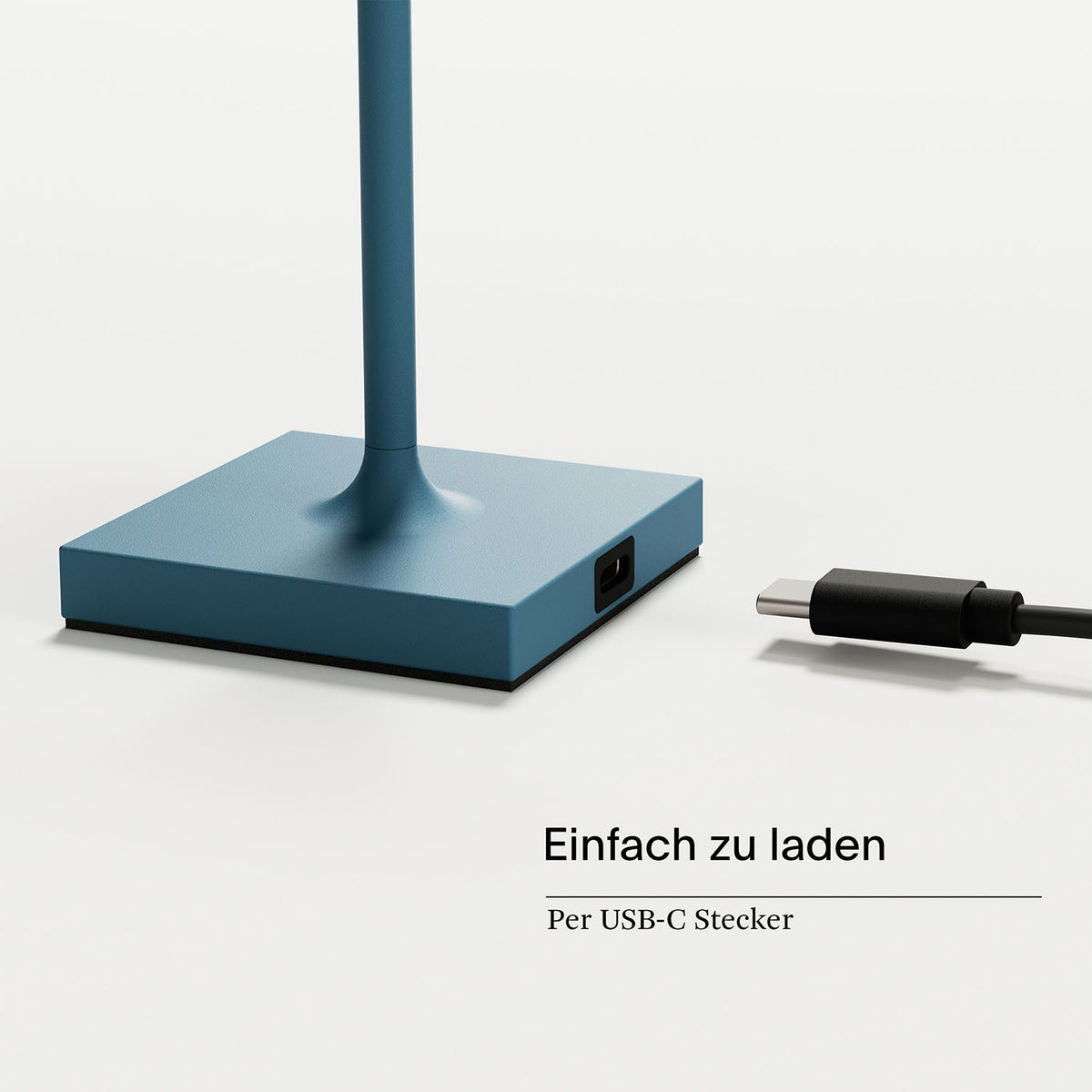 SIGOR NUINDIE Pocket Akku-Tischleuchte Delphinblau delfinblau