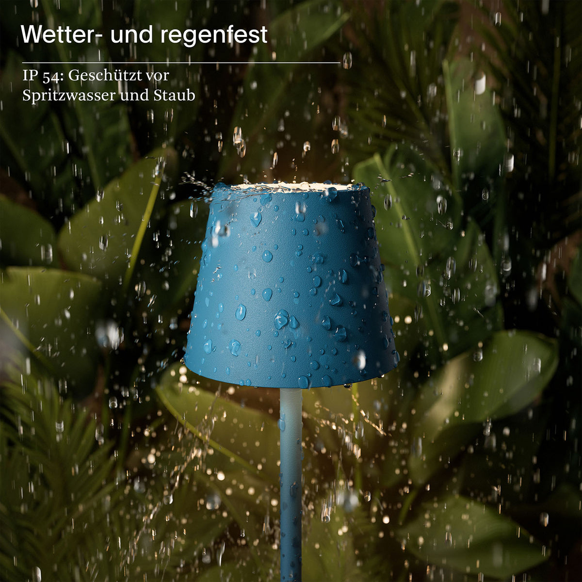 SIGOR NUINDIE Pocket Akku-Tischleuchte Delphinblau delfinblau