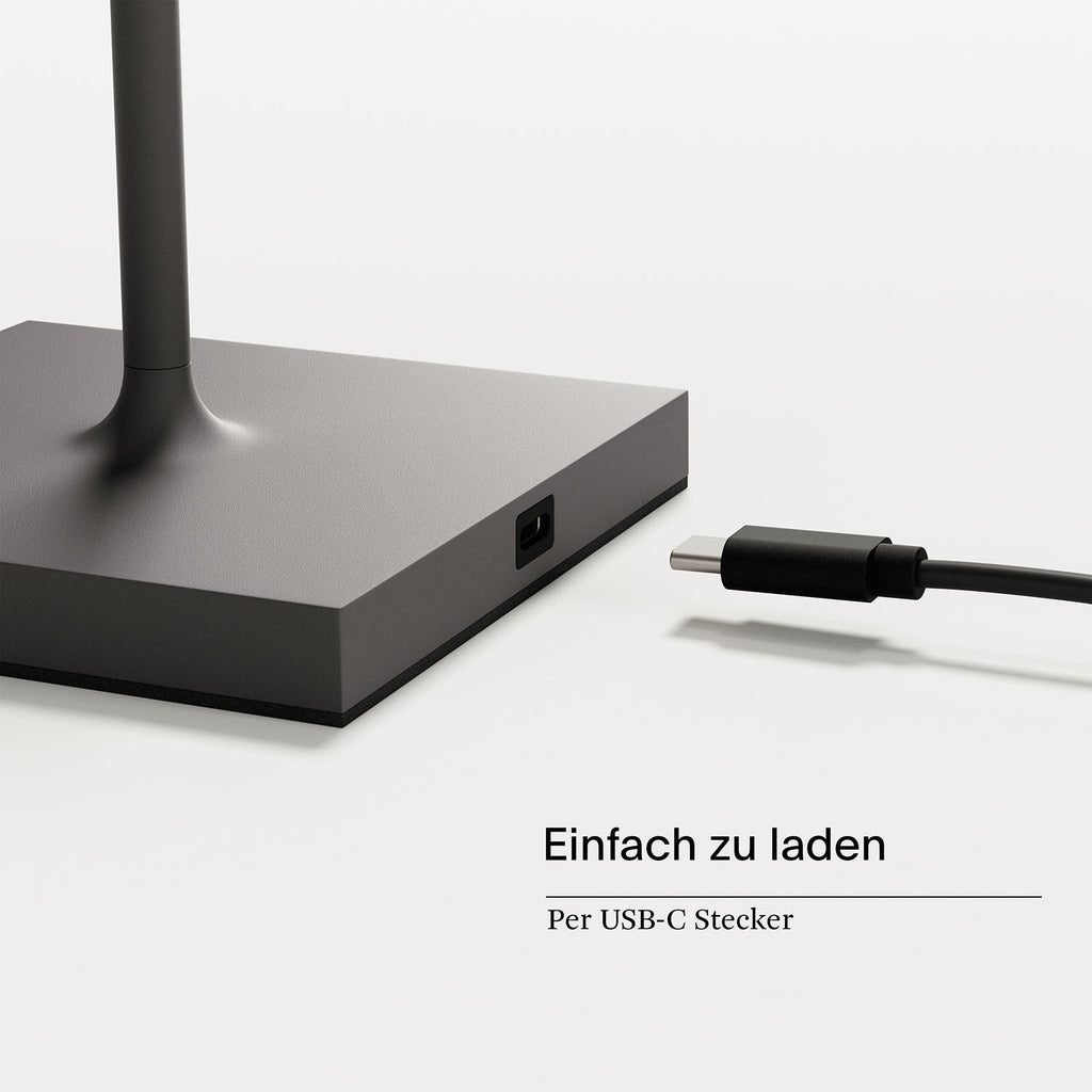 Doppelpack Nuindie mini Tischleuchte graphitgrau