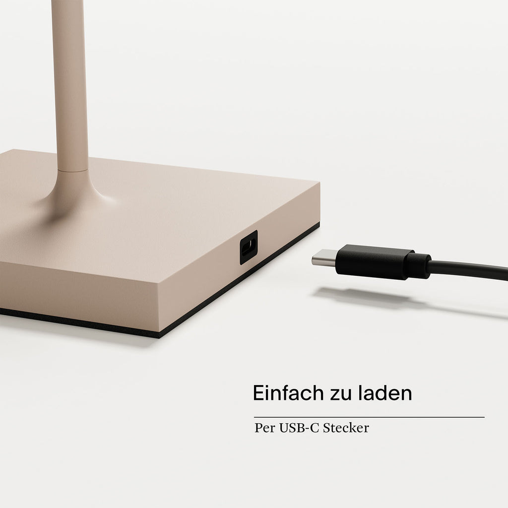Doppelpack Nuindie mini Tischleuchte dünenbeige